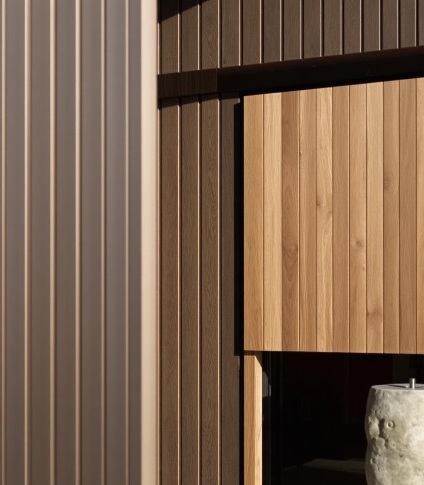 Detail eikenhout